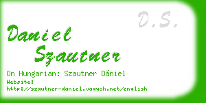 daniel szautner business card